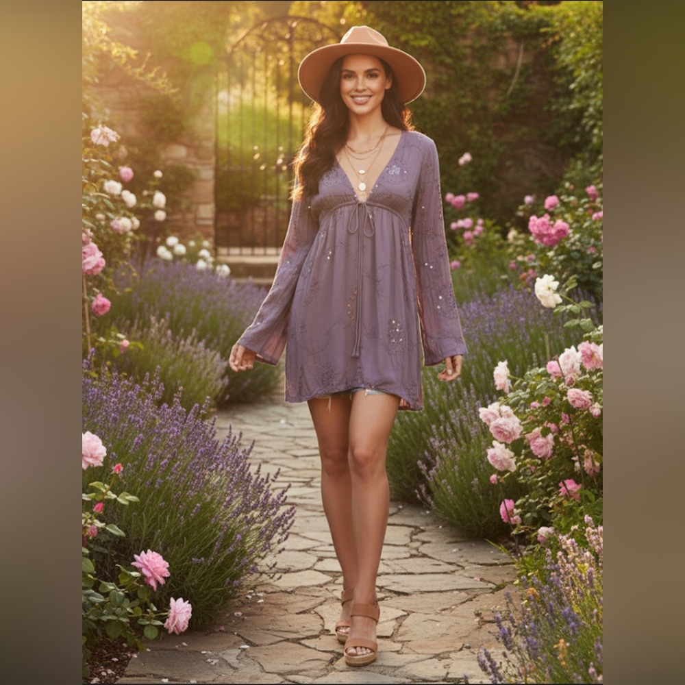 Cool Change Boho Style Long Sleeve Top